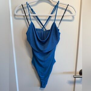 Forever 21 Blue Bodysuit